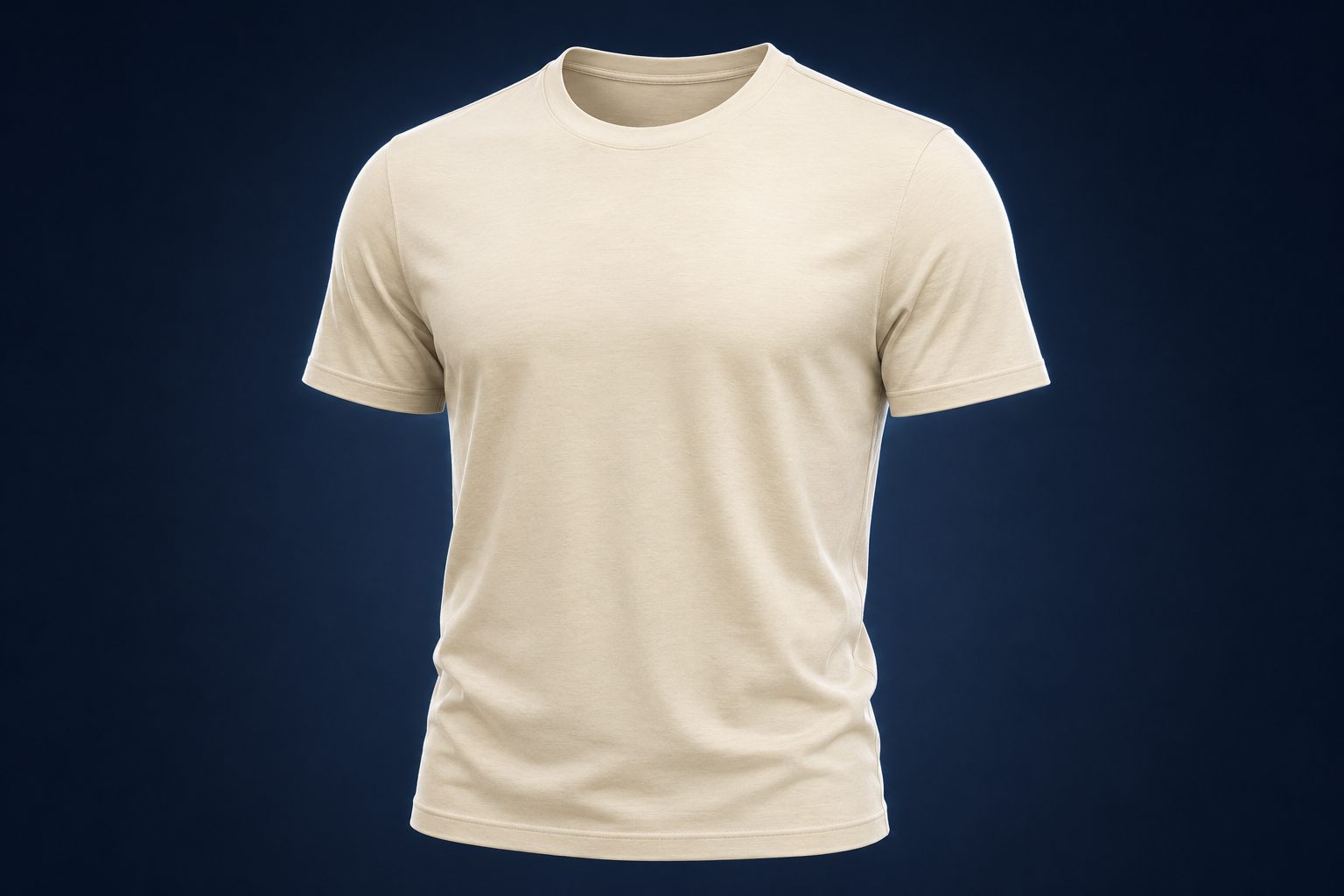 The base-layer tee — breathable Pima performance knit.